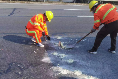 从江公路下沉注浆加固